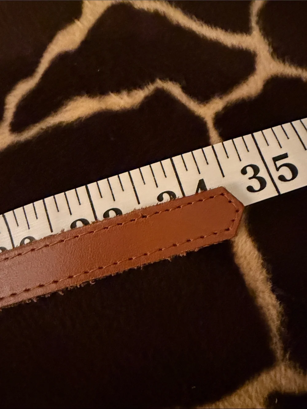 Vintage 80’s Brown Leather Belt